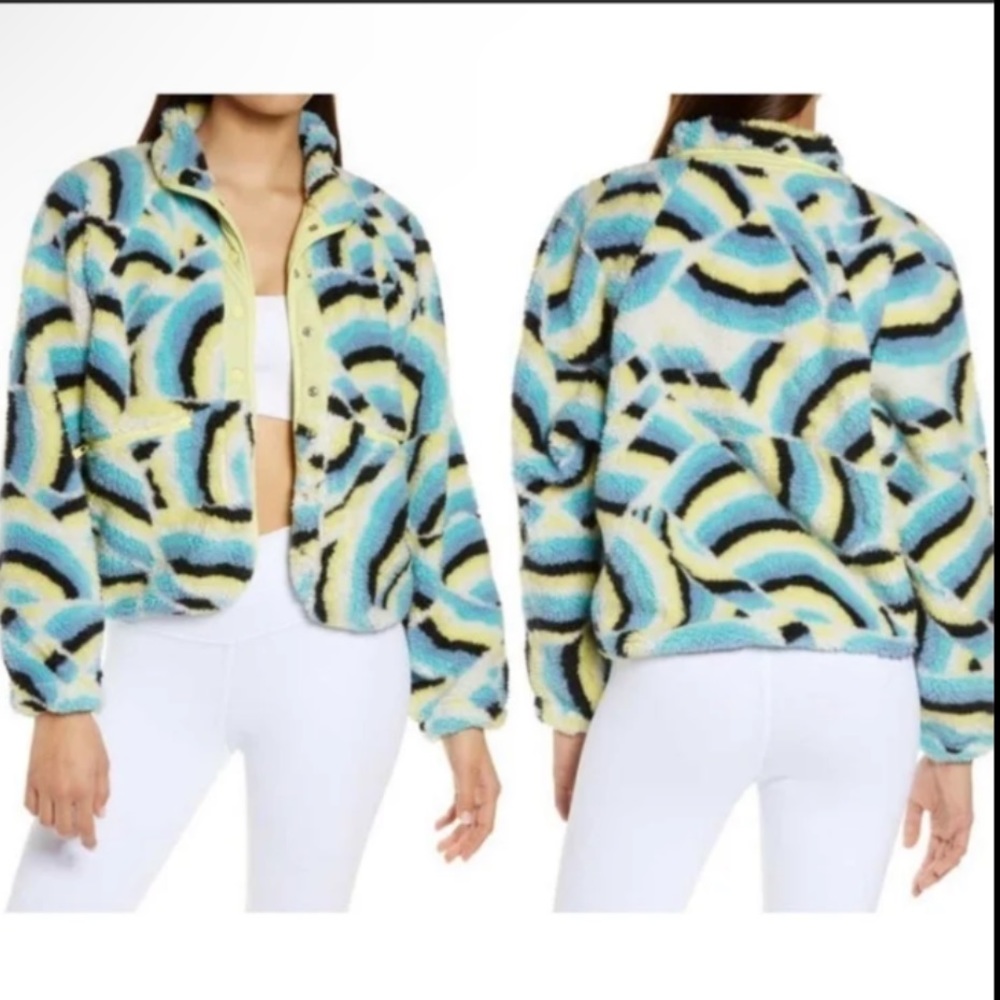 free people movement hit the slopes rocky ridge fleece jacket coat SIZE MEDIUM